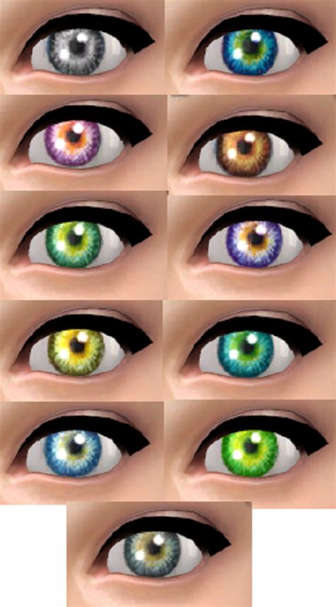 ~ Seme Chikuba ~ The Sims 4 Eyes Contact 2 Download