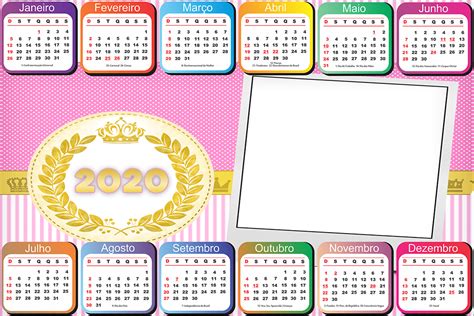 Fondo Transparente Plantilla Calendario 2020 Png Fondo Makers Ideas