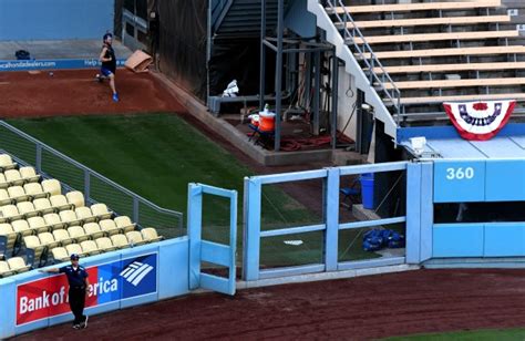Photos Los Angeles Dodgers Workout Prior To World Series Game 1