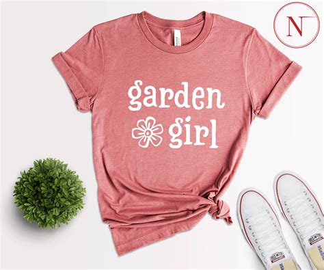 Garden Girl T Shirt Cute Gardener Lady Shirt Funny Garden Etsy