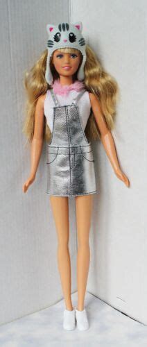 barbie doll teen skipper pajama fun tote dressed in unique style beautiful rare ebay