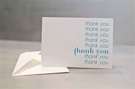 Elegant Text Thank You Notes Set Of 10 2500 Ribbons And Bluebirds