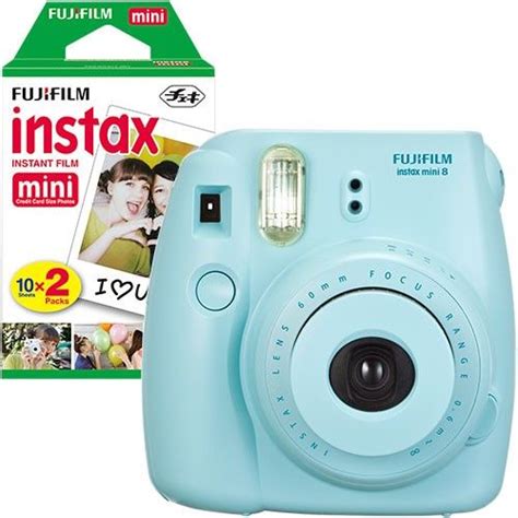 Fujifilm Instax Mini 8 Instant Film Camera Blue And Instax Mini