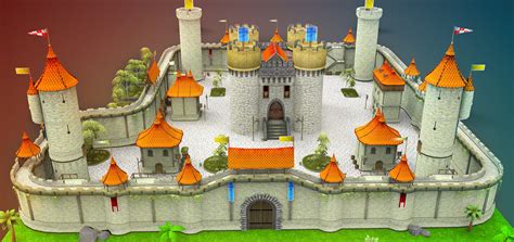 3d Castles Concepts For Game Design on Behance