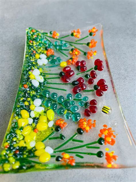 Fused Glass Kit Craft Kit Make Your Own Glass Soap Dish Etsy