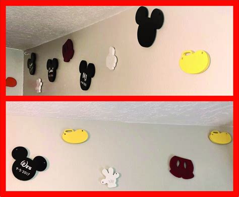 Mickey Mouse Wall Decor Wall Hanging Disney Decor Etsy