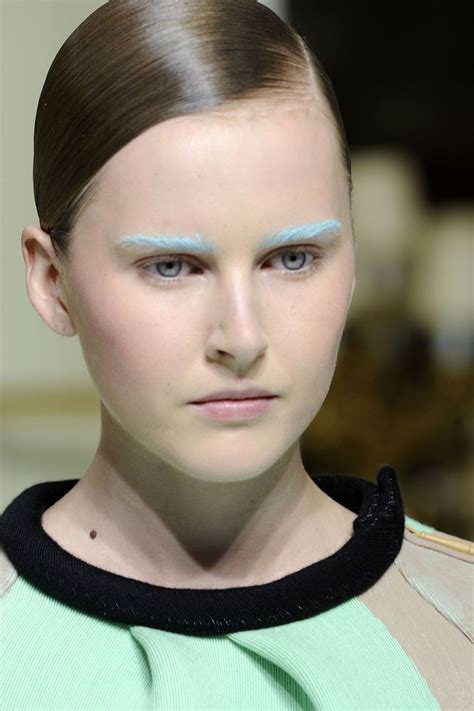 Pat Mcgraths Most Mesmerising Beauty Looks Colored Eyebrows Catwalk