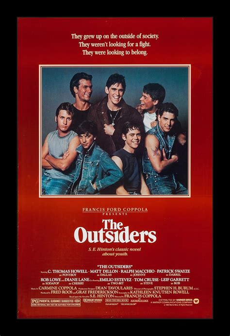 Wallspace The Outsiders 11x17 Framed Movie Poster Posters And Prints