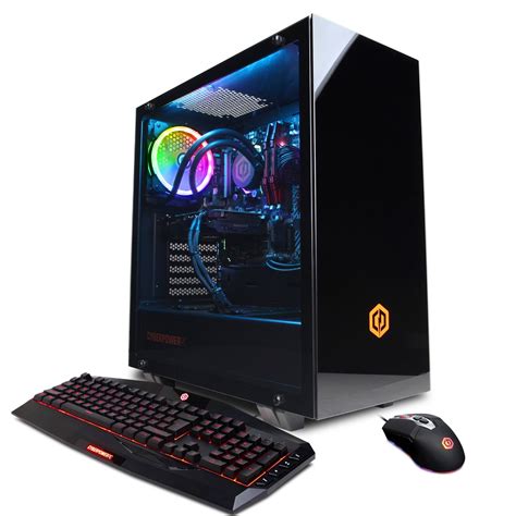 The size of a desktop computer also means manufacturers can fit in more powerful components many desktop computer manufacturers offer a range of customization. CyberPowerPC Gamer Xtreme Liquid Cool Desktop Computer