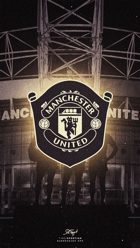 Manchester United Logo Black Wallpaper Infoupdate Org