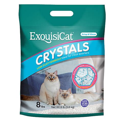 Exquisicat Crystal Low Dust Formula Cat Litter Cat Litter Petsmart