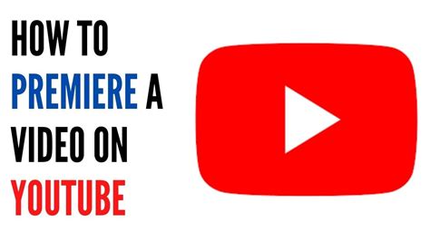 How To Premiere A Video On Youtube Full Tutorial Youtube