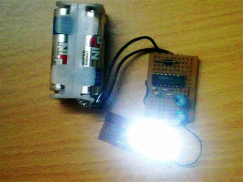 Simple Hi Efficiency LED Torch Circuit | Homemade Circuit ...