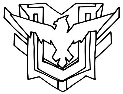 Free Fire Logo Coloring Page