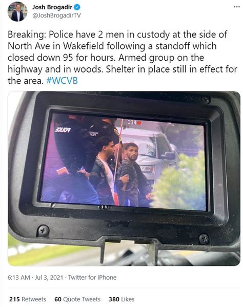 Massachusetts Cops Issue Urgent Shelter In Place Warning With Eight