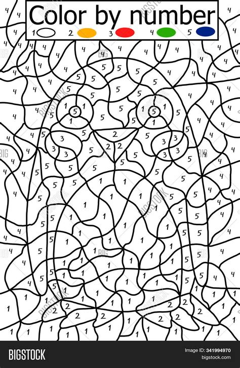 Number Coloring Puzzle Pages Coloring Pages