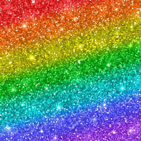 Background Glitter Rainbow Rainbow Glitter Background Vector