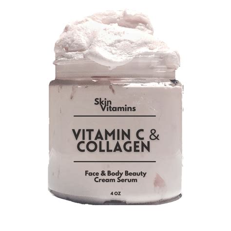 Vitamin C And Collagen Cream Serum Skinvitaminsllc