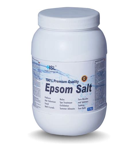 Buy Epsom Salts 1 Kg Magnesium Sulphate Salt Bath Salt Online At