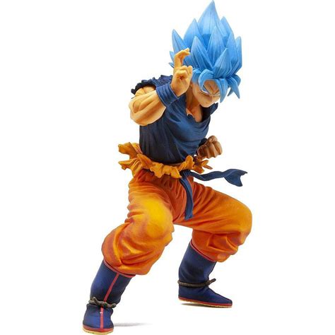 Dragon Ball Super Masterlise Super Saiyan Blue Son Goku 8 Collectible Pvc Figure Banpresto Toywiz