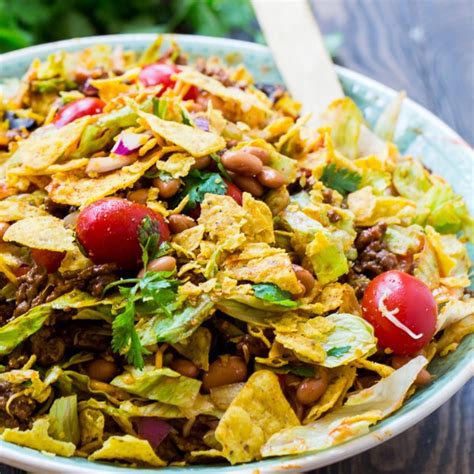 Doritos are statistically listed as the most popular chips worldwide. Spicy Doritos Taco Salad