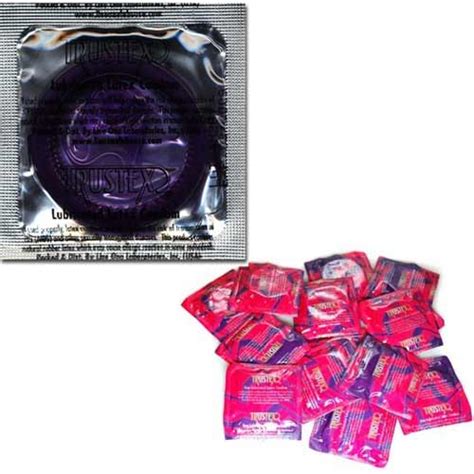 Trustex Purple Condoms Non Lubricated 72 Pack