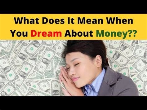 A dream about finding the piles of money has very good symbolism and it can even mean that you may win the lottery. What Does It Mean When You Dream About Money | Dreaming of you, Find money, Win money