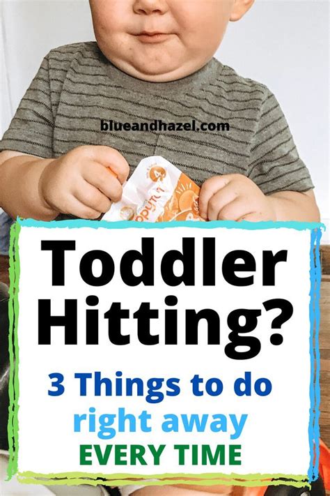 How To Stop A Toddler From Hitting In 3 Easy Steps In 2020 Kids