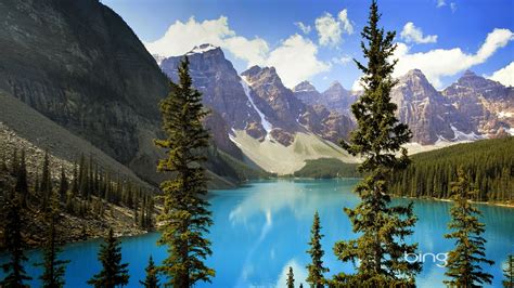 Free Download Moraine Lake Crystal Clear Waters In Banff National Park