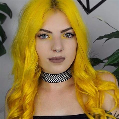 lunar tides citrine yellow hair dye on crystallindy☀️ check out her youtube for a great