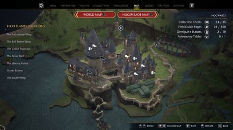 Hogwarts Legacy Map Size And Locations