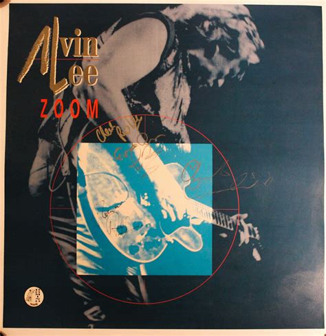Ten Years After 20x20 Poster Signed Alvin Lee Ric Chick And Leo Acoa
