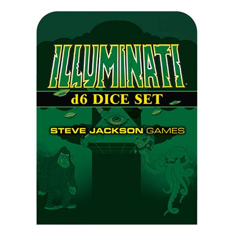 Illuminati D6 Dice Set Psi Playhouse