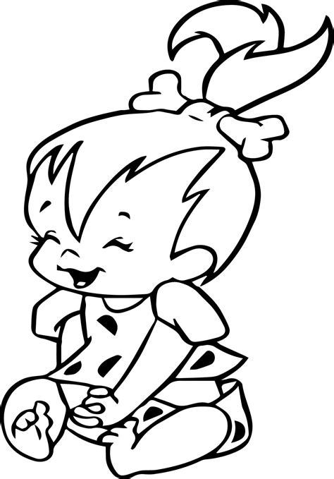 Pebbles Coloring Pages At Getdrawings Free Download