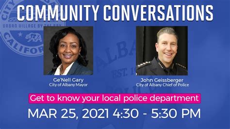 Community Conversations Get To Know Your Local Police Department Youtube