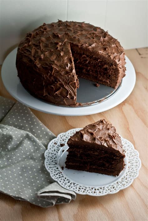 The Brown Betty Bakerys Chocolate Sour Cream Cake With Chocolate
