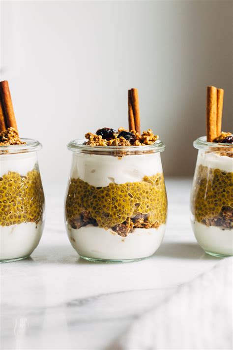 Pumpkin Chia Pudding Parfaits Making Thyme For Health