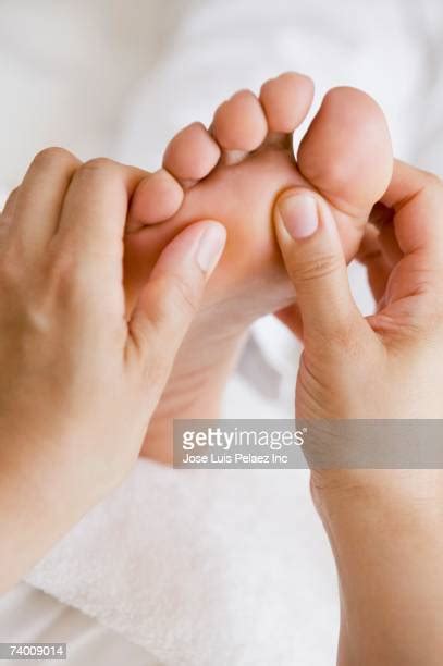 Reflexology Foot Photos And Premium High Res Pictures Getty Images