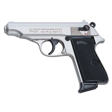 Pistol Walther Pp Nickel Plated Pistol Walther Pp Nickel Plated