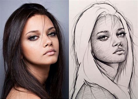 Pin by Melvin Stiver on draw | Portrait drawing, Drawing people, Beauty ...
