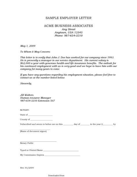 You discovered an interesting new job publishing as well as are getting prepared to submit your. Employment Verification Letter Sample 1 - PDF Format | e ...