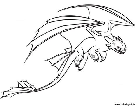 Coloriage Toothless Fastest Dragon Jecolorie Com