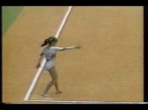 Daniela Silivas FX 1986 World Cup AA YouTube