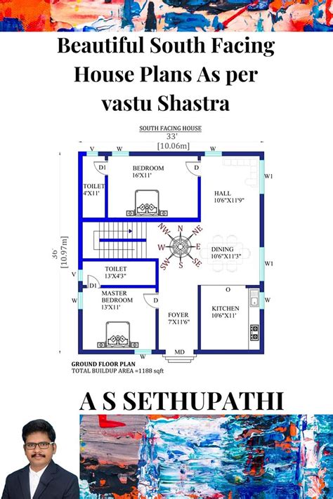 Buy Beautiful South Facing House Plans As Per Vastu Shastra Online At