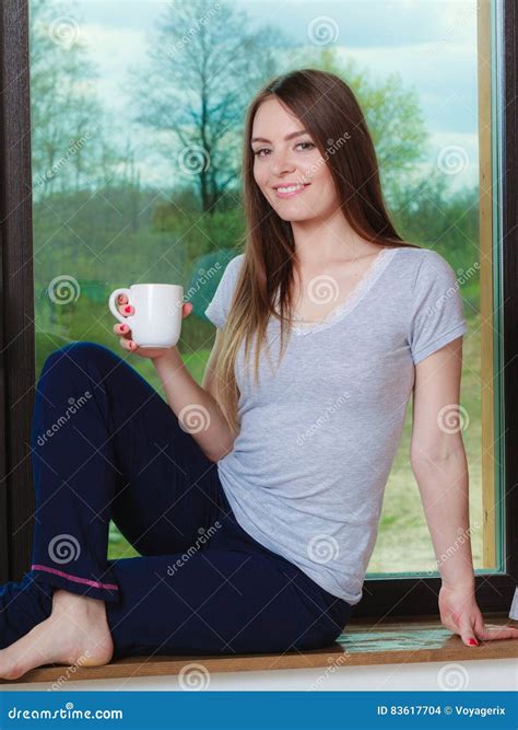 Young Girl In Morning Stock Photo Image Of Smile Time 83617704