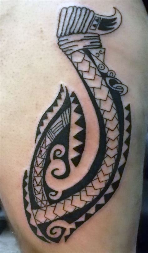 Maori Fish Hook Tribal Tattoos Tattoos Hook Tattoos