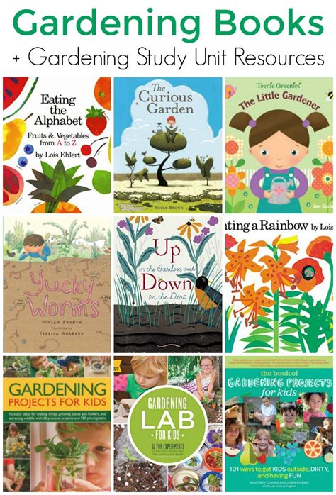 15 garden books for young children. Picture Gardening Books for Kids (Study Unit) | The Jenny ...