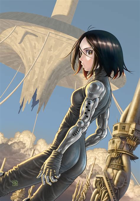 New Battle Angel Alita Manga Poster Shows Off A Refreshed
