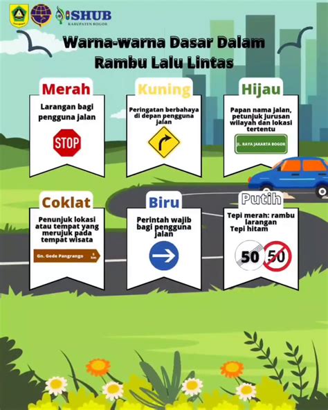 Warna Warna Dasar Dalam Rambu Lalu Lintas DISHUB