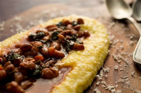 Polenta Or Grits With Beans And Chard Recipe Nyt Cooking